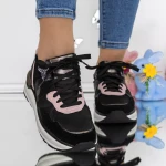 Női tornacipő OPHRA006 Fekete » MeiShoes.ro