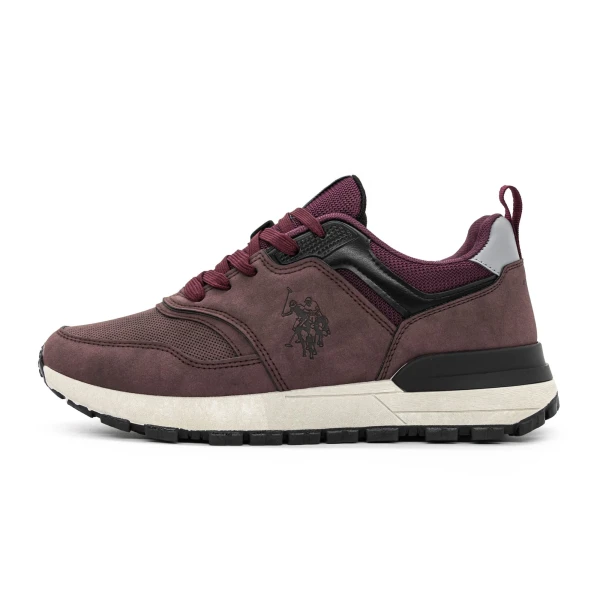 Férfi sportcipő STORMY001 Burgundia » MeiShoes.ro