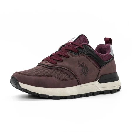 Férfi sportcipő STORMY001 Burgundia » MeiShoes.ro