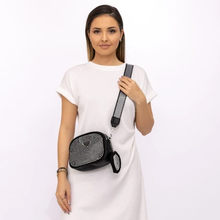 Válltáska 2020 Fekete-Ezüst » MeiShoes.ro