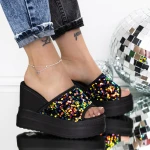 Női platform papucs 3AW316 Sokszínű » MeiShoes.ro