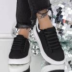 Női tornacipő 8923 Fekete » MeiShoes.ro