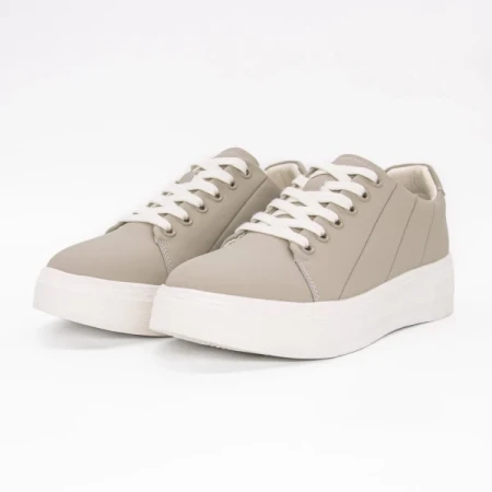 Pantofi Sport Dama din piele naturala Q2311 LIGHT GREY | ADVANCER