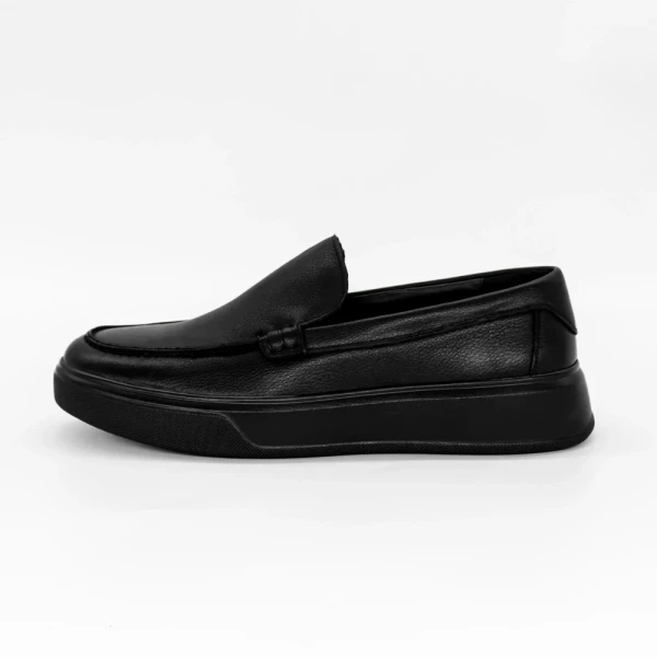 Mocasini Barbati din piele naturala H0879-6 BLACK | ADVANCER