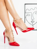 Pantofi Stiletto B-3 RED | MULANKA