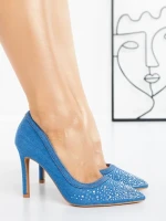 Pantofi Stiletto 2681 LIGHT BLUE | GALLEVANI