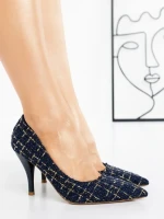 Pantofi Stiletto G1716 BLUE | GALLEVANI