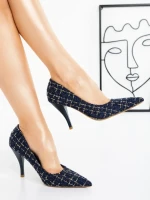 Pantofi Stiletto G1716 BLUE | GALLEVANI