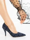 Pantofi Stiletto G1716 BLUE | GALLEVANI