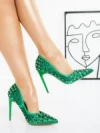 Pantofi Stiletto LD-1165 GREEN | L.DAY