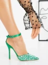 Pantofi Stiletto LD-1160 GREEN | L.DAY