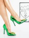 Pantofi Stiletto LD-1177 GREEN | L.DAY