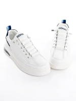 Pantofi Casual Barbati 8810 WHITE-BLUE | MEI