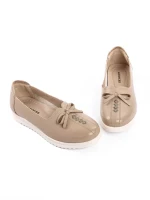 Pantofi Casual Dama din piele naturala 66-5 APRICOT | ADVANCER