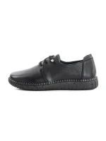 Pantofi Casual Dama din piele naturala 2816 BLACK | ADVANCER