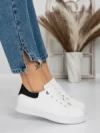 Sneakers Dama A52 WHITE-BLACK | FASHION