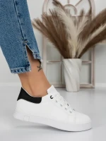 Sneakers Dama A52 WHITE-BLACK | FASHION