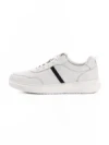 Pantofi Sport Barbati din piele naturala 56008 WHITE-BLACK | ADVANCER