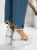Sandale Dama cu Platforma 2PT3 WHITE | MEI