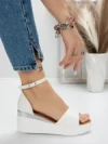 Sandale Dama cu Platforma 2PT3 WHITE | MEI