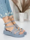 Sandale Dama cu Talpa Joasa 5H23 BLUE | MEI