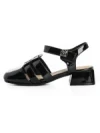 Pantofi cu Toc Gros 21161 BLACK | ADVANCER
