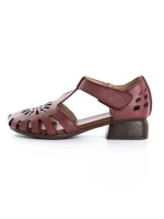 Pantofi Casual Dama din piele naturala 631 WINE | ADVANCER