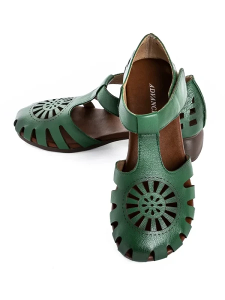 Pantofi Casual Dama din piele naturala 631 GREEN | ADVANCER