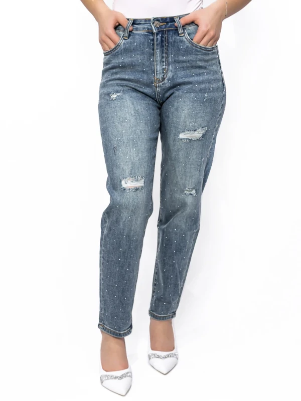 Blugi Dama RF086 ALBASTRU | MINA