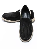 Mocasini Barbati din piele naturala 2852 BLACK | MELS