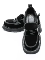 Pantofi Casual Dama din piele naturala S22099NL BLACK | FORMAZIONE