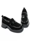 Pantofi Casual Dama din piele naturala S22099NL BLACK | FORMAZIONE
