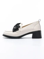Pantofi Casual Dama din piele naturala TP2311-1 CREAM | ADVANCER