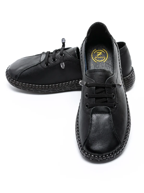 Pantofi Casual Dama din piele naturala 2810 BLACK | FORMAZIONE