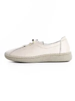 Pantofi Casual Dama din piele naturala 2810 CREAM | FORMAZIONE
