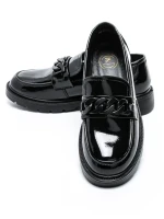 Pantofi Casual Dama din piele naturala 220139 BLACK | FORMAZIONE