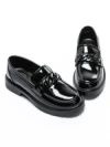 Pantofi Casual Dama din piele naturala 220139 BLACK | FORMAZIONE