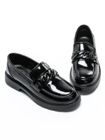 Pantofi Casual Dama din piele naturala 220139 BLACK | FORMAZIONE