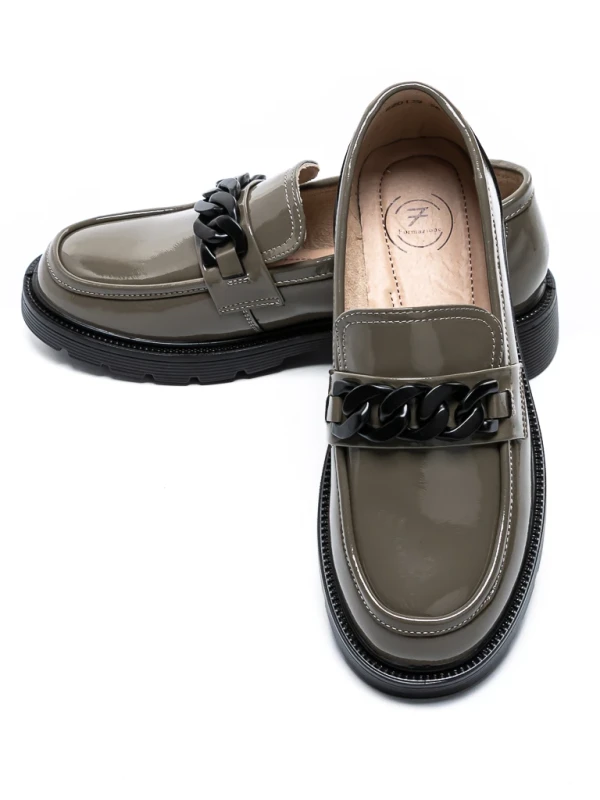 Pantofi Casual Dama din piele naturala 220139 CAMEL | FORMAZIONE