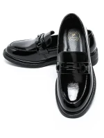 Pantofi Casual Dama din piele naturala 30024L BLACK | FORMAZIONE