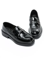 Pantofi Casual Dama din piele naturala 30902L BLACK | FORMAZIONE