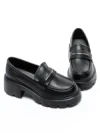 Pantofi Casual Dama din piele naturala 66319 BLACK | FORMAZIONE