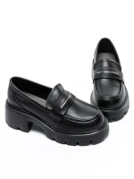 Pantofi Casual Dama din piele naturala 66319 BLACK | FORMAZIONE