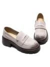 Pantofi Casual Dama din piele naturala 66319 CREAM | FORMAZIONE