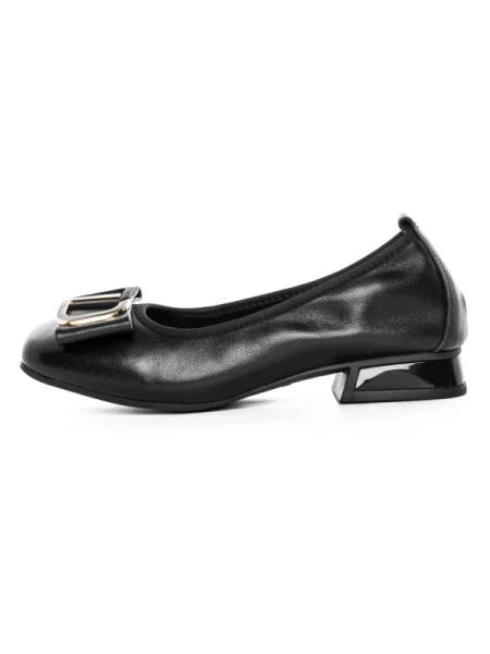 Balerini Dama din piele naturala 8561 BLACK | GALOP