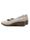 Balerini Dama din piele naturala 9723 CREAM | GALOP