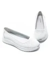 Balerini Dama din piele naturala K98821 WHITE | GALOP
