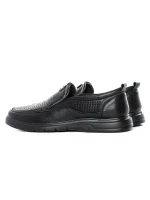 Pantofi Casual Barbati din piele naturala 883L-18 BLACK | ADVANCER