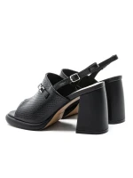 Sandale Dama din piele naturala K347-1 BLACK | ADVANCER