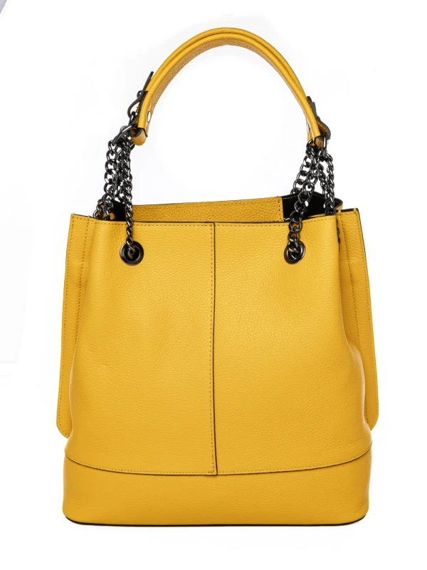 Genti Dama Din Piele Naturala GD25 YELLOW | FORSETI